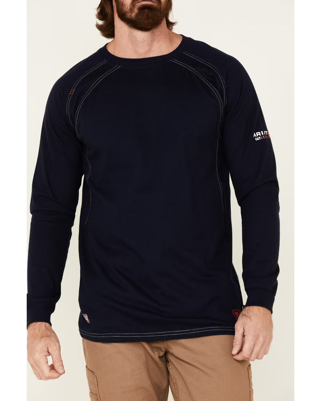 Ariat Men's FR Work Crew Long Sleeve T-Shirt