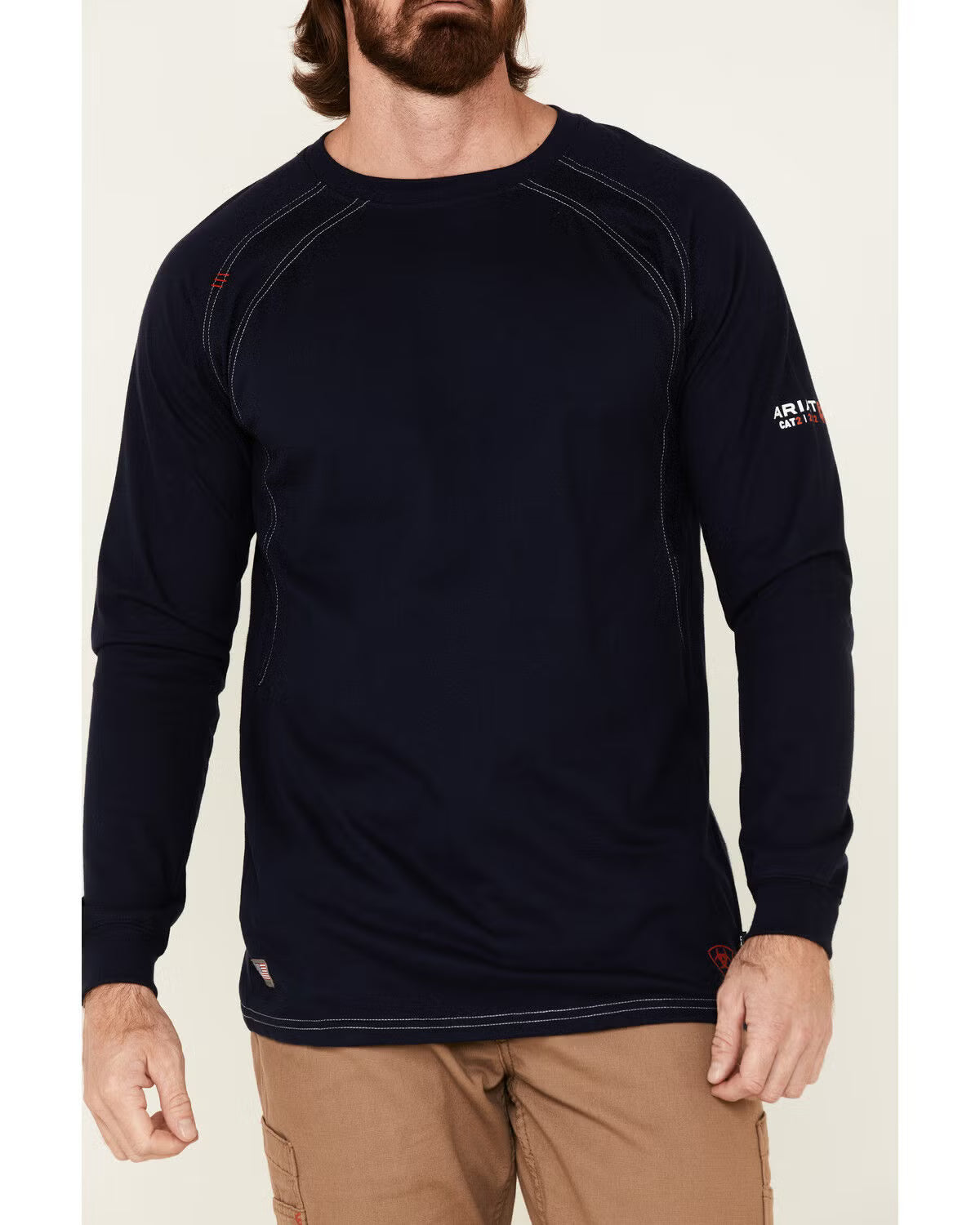 Ariat Men's FR Work Crew Long Sleeve T-Shirt