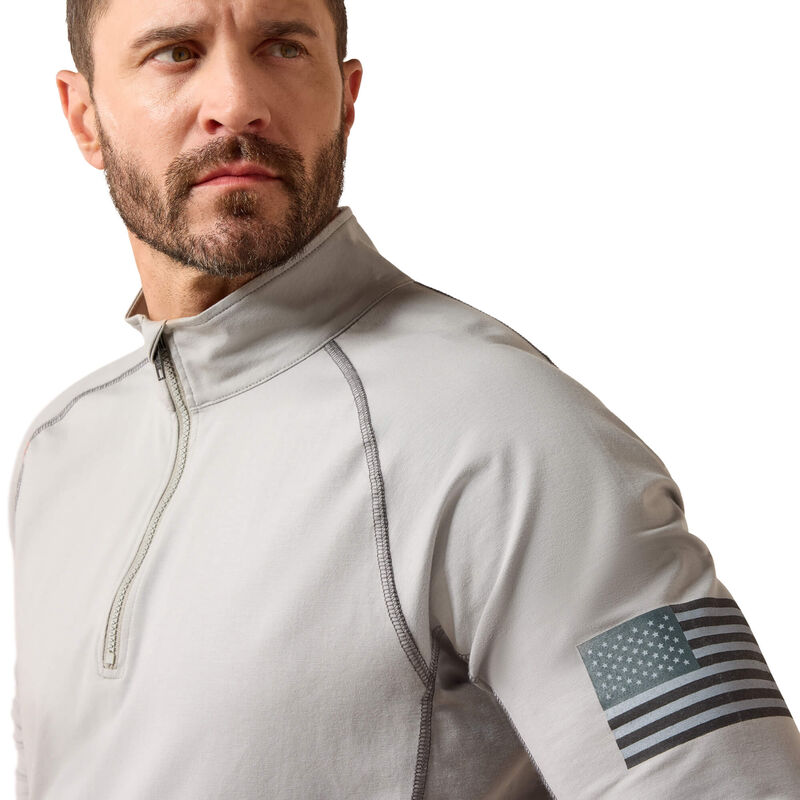 Ariat FR Combat Stretch Patriot 1/4 Zip Work Shirt