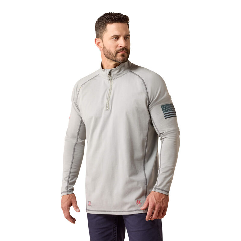 Ariat FR Combat Stretch Patriot 1/4 Zip Work Shirt