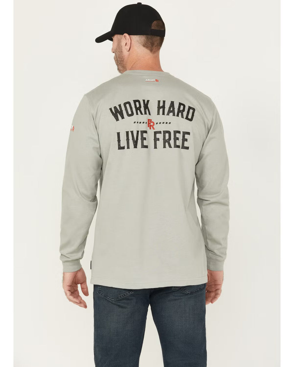 Ariat Men's FR Work Hard Live Free Short Sleeve Pocket Work Shirt
