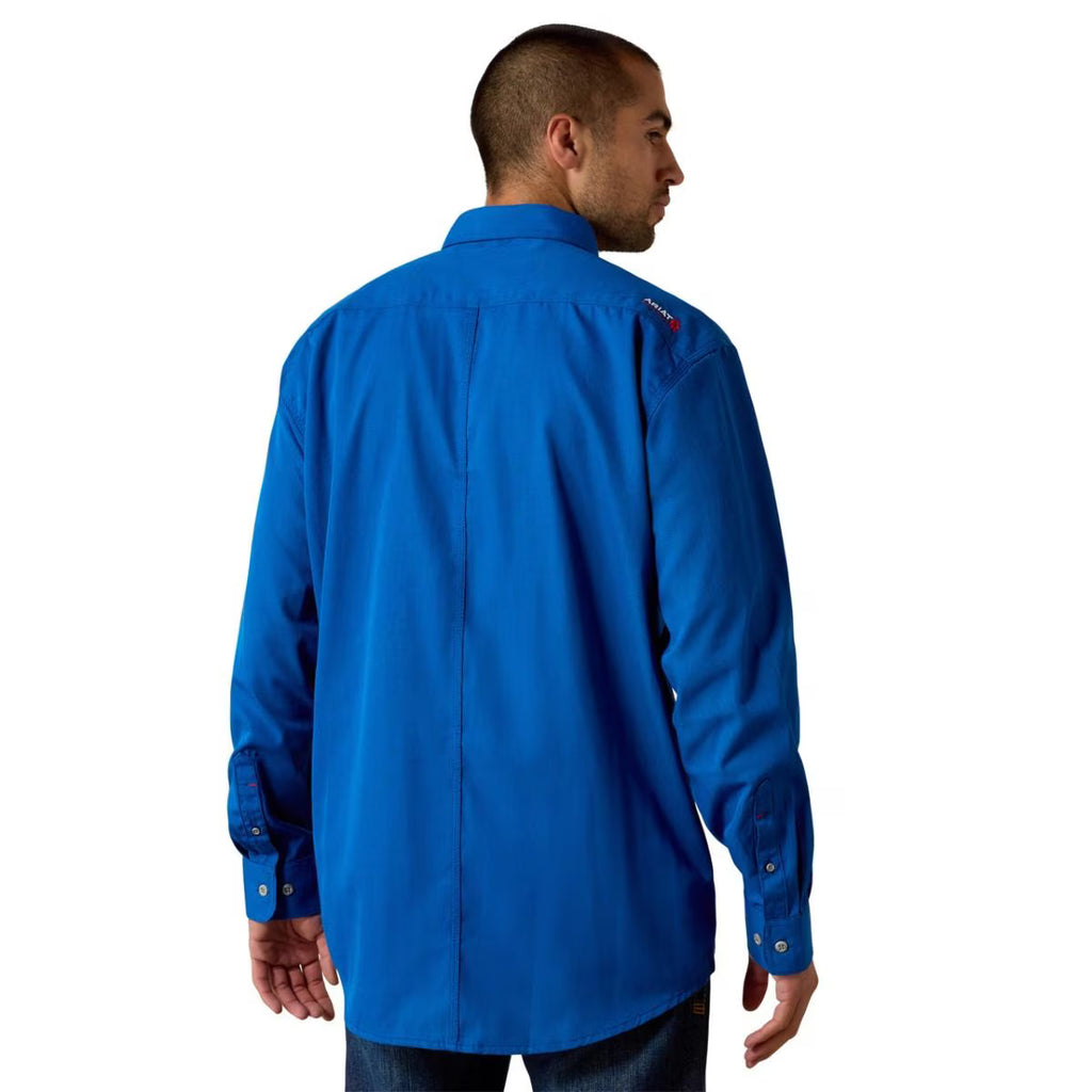 Ariat Men’s FR Featherlight Work Shirt in Royal Blue