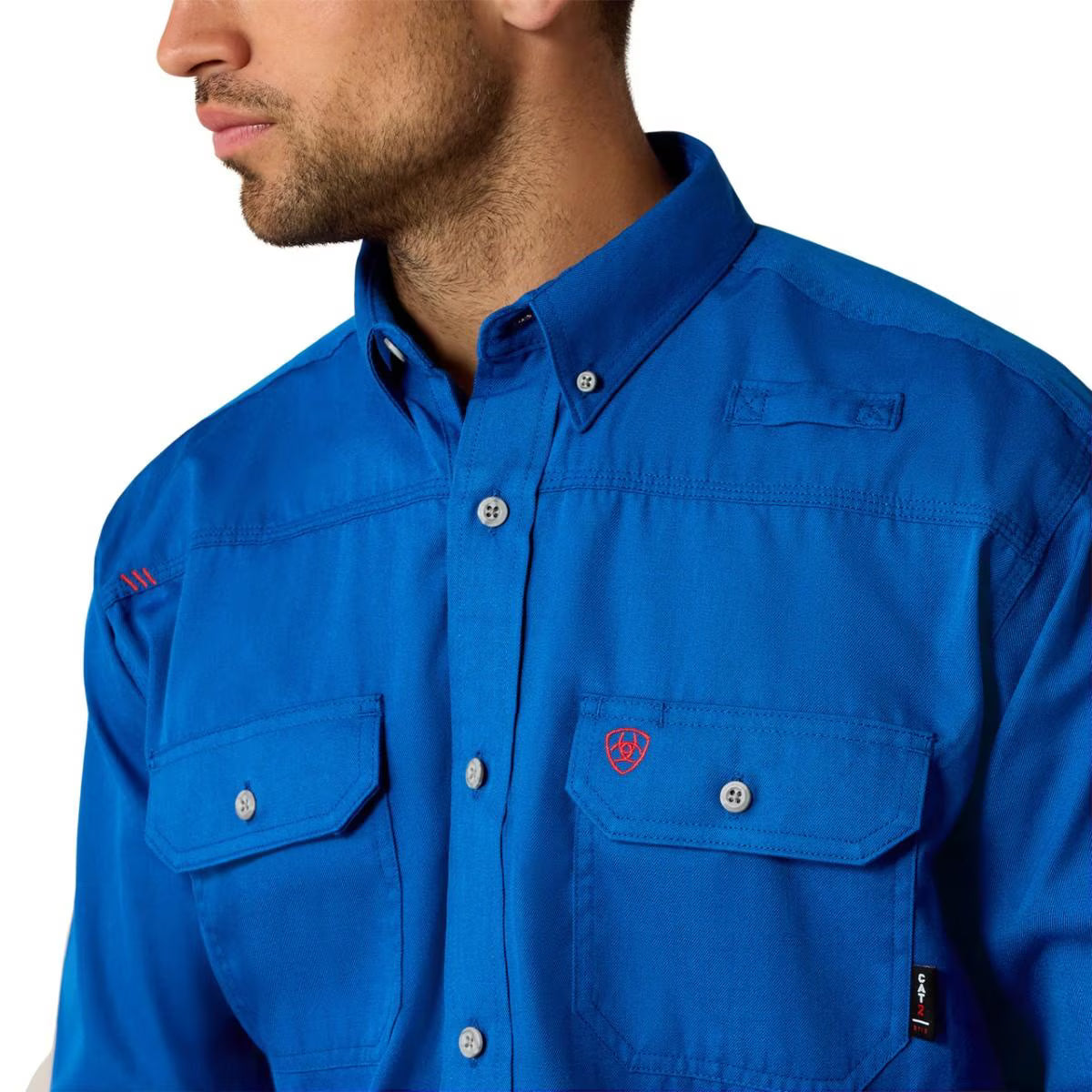 Ariat Men’s FR Featherlight Work Shirt in Royal Blue