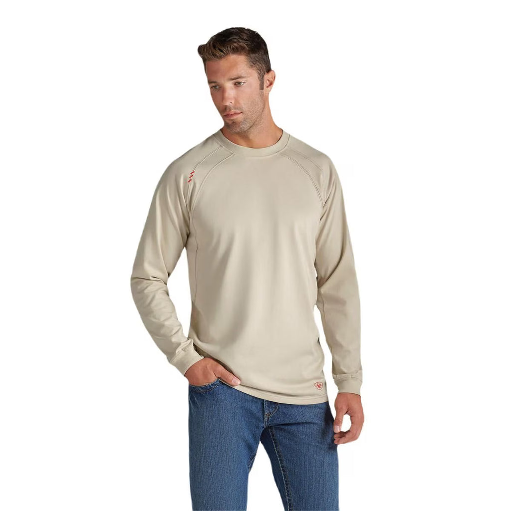 Ariat Men's FR Work Crew Long Sleeve T-Shirt