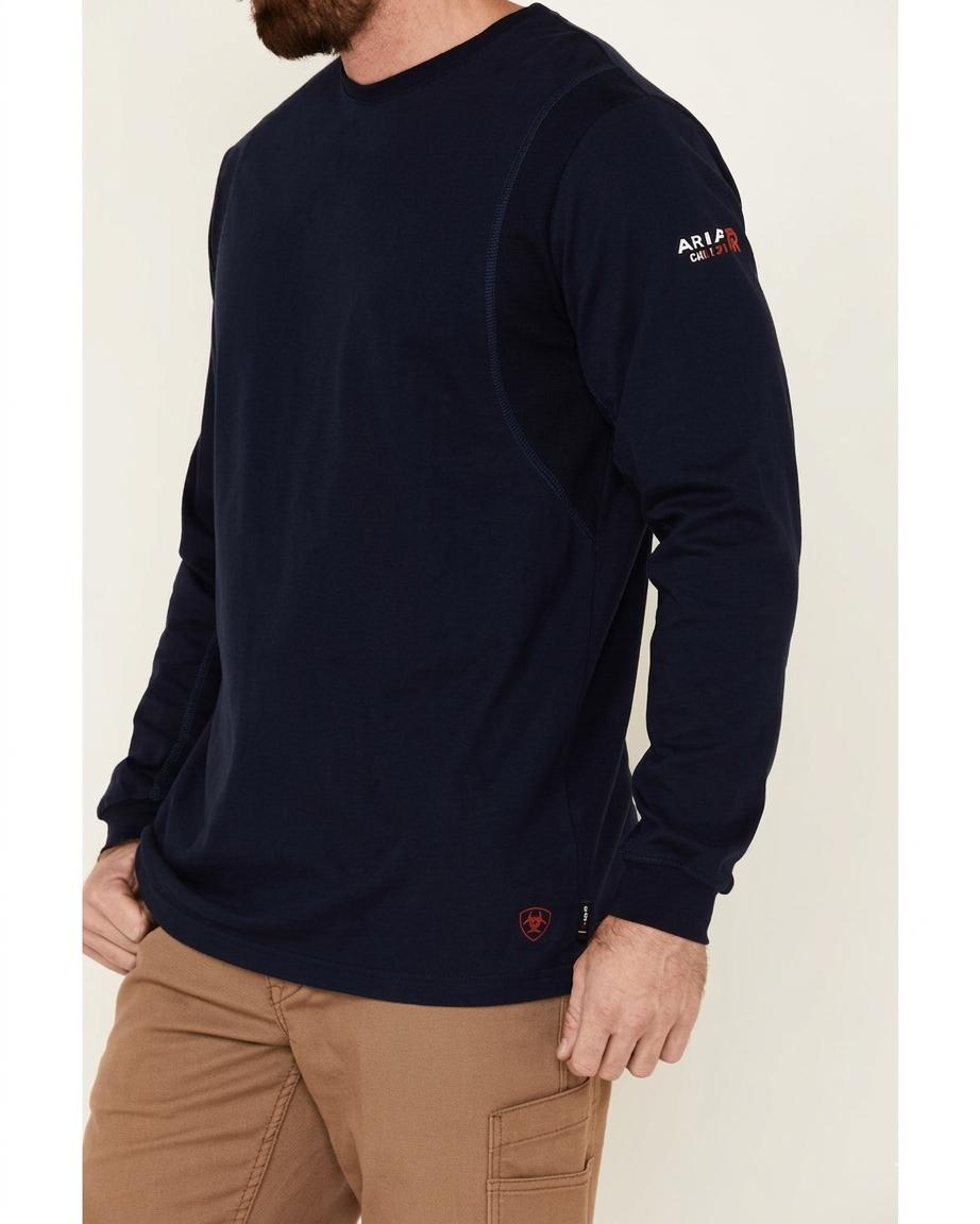 Ariat Men's FR Crew Neck Long Sleeve Shirt
