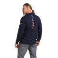 Playera Ariat FR patriot azul Marino