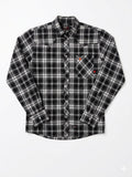 Alfabro FR Classic Black Plaid Western Shirt