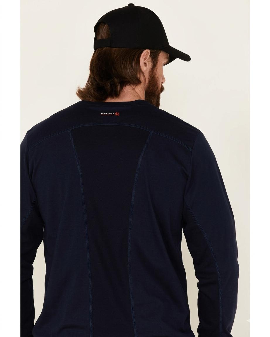 Ariat Men's FR Crew Neck Long Sleeve Shirt